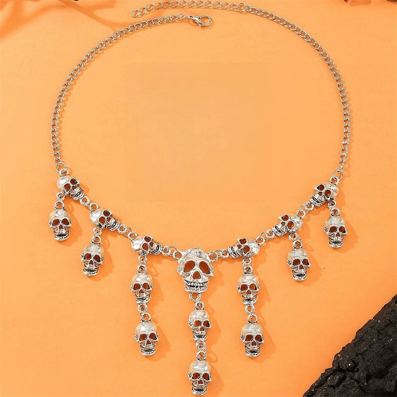 Dark Romance Skull Jewelry Set