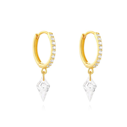 Diana Crown Jewel Hoops