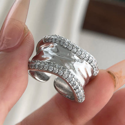 Isabella Pavé Crown Ring