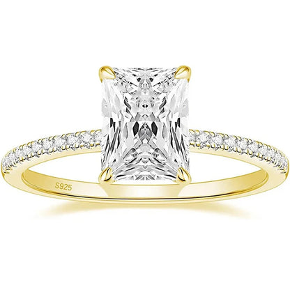Forever Brilliant Pavé Solitaire Ring