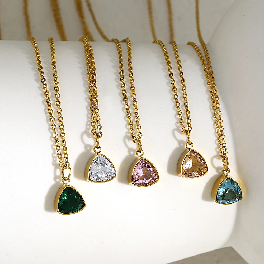 PrismAura Gemstone Necklace