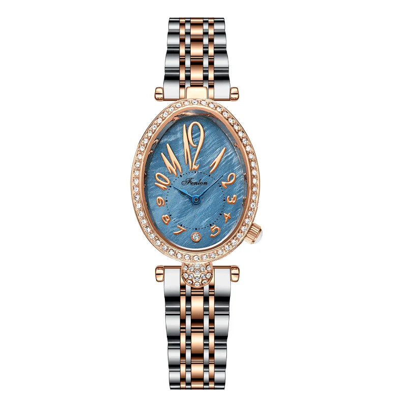 Valentina Rose Gold Script Watch