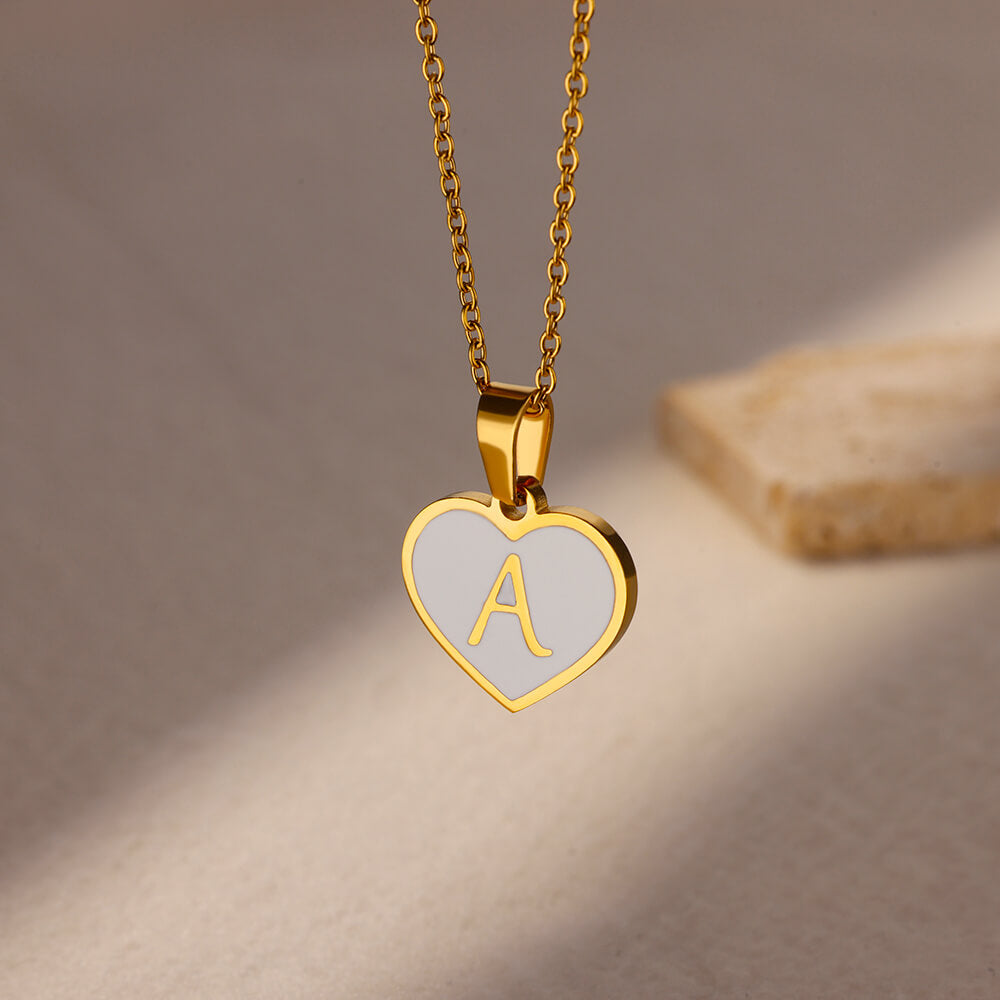 LoveScript Initial Necklace