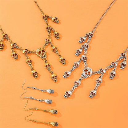 Dark Romance Skull Jewelry Set