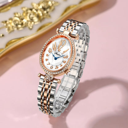 Valentina Rose Gold Script Watch