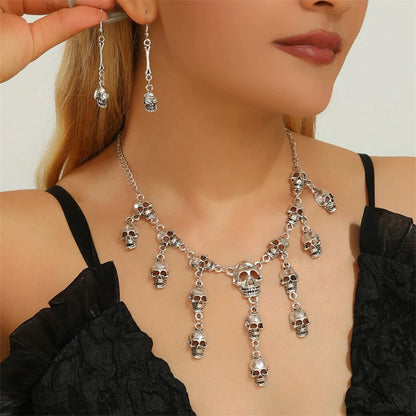 Dark Romance Skull Jewelry Set