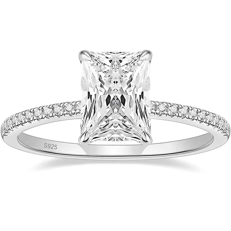 Forever Brilliant Pavé Solitaire Ring