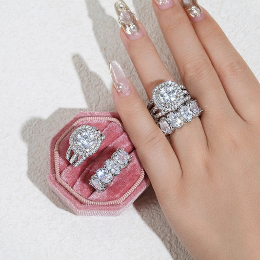 Legacy Heirloom Halo Ring Set