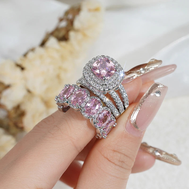 Legacy Heirloom Halo Ring Set