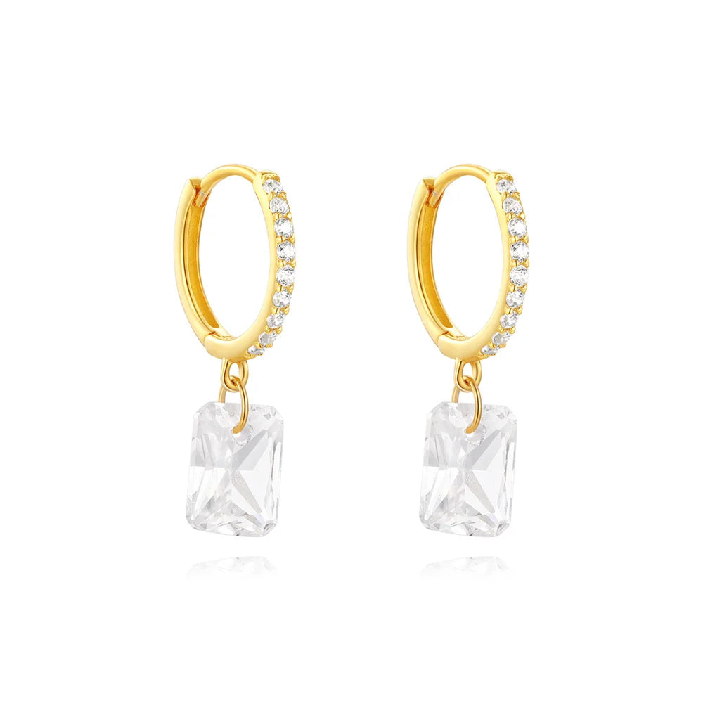 Diana Crown Jewel Hoops