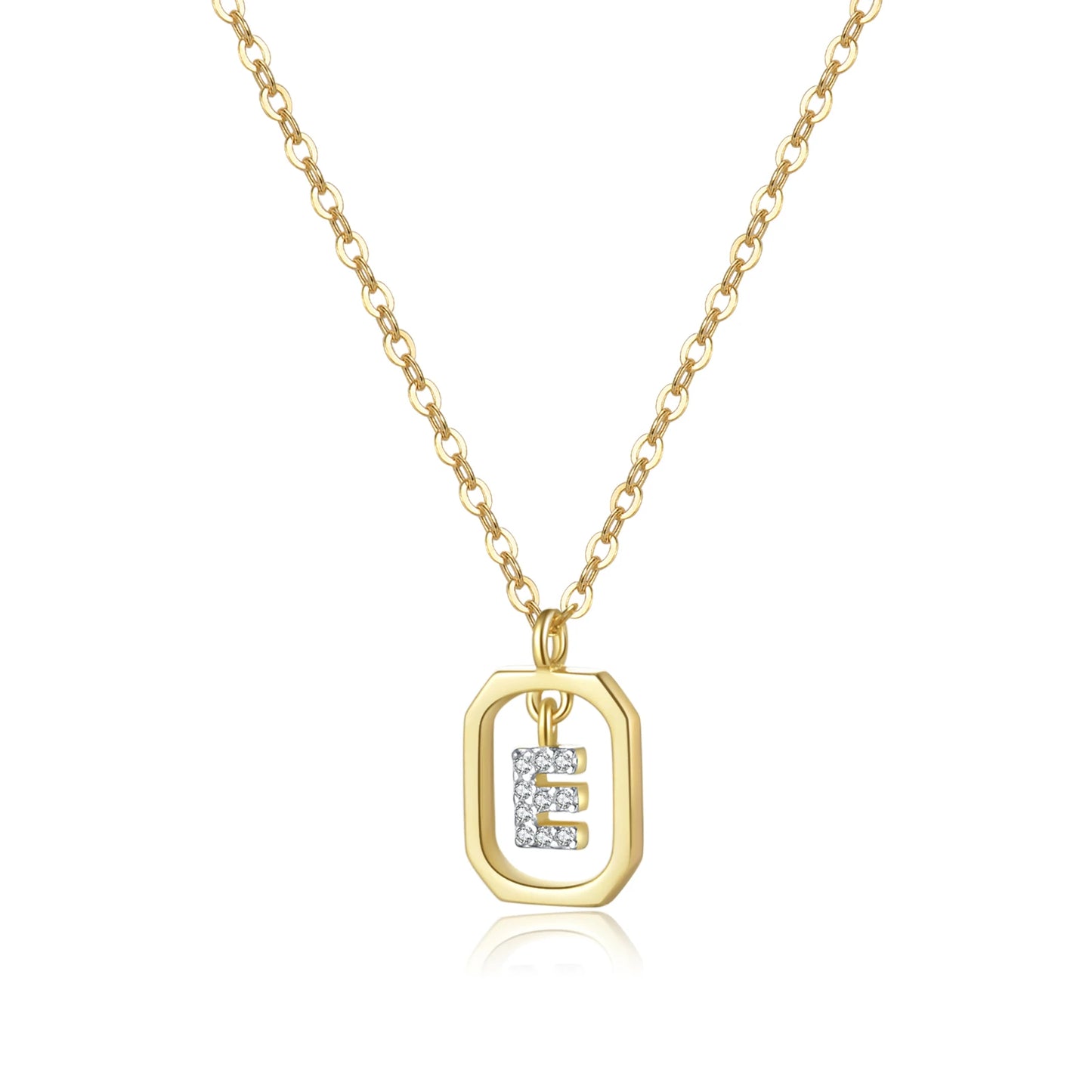 Her Story Initial Necklace | Sparkling Letter Pendant