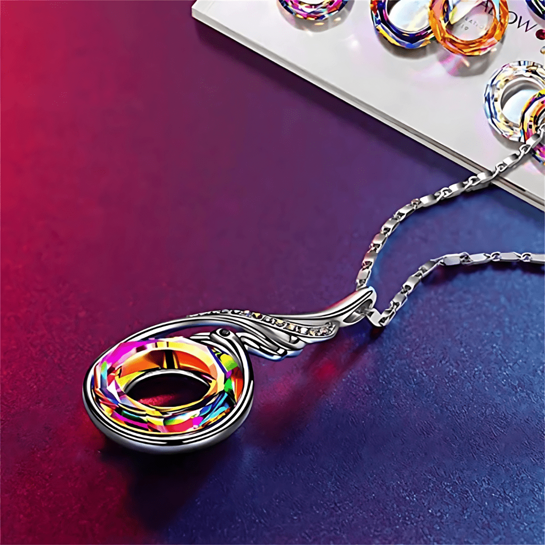Aria Phoenix Pendant Necklace | Genuine Austrian Crystal - Dolbrook Jewelers