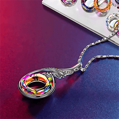 Aria Phoenix Pendant Necklace | Genuine Austrian Crystal - Dolbrook Jewelers