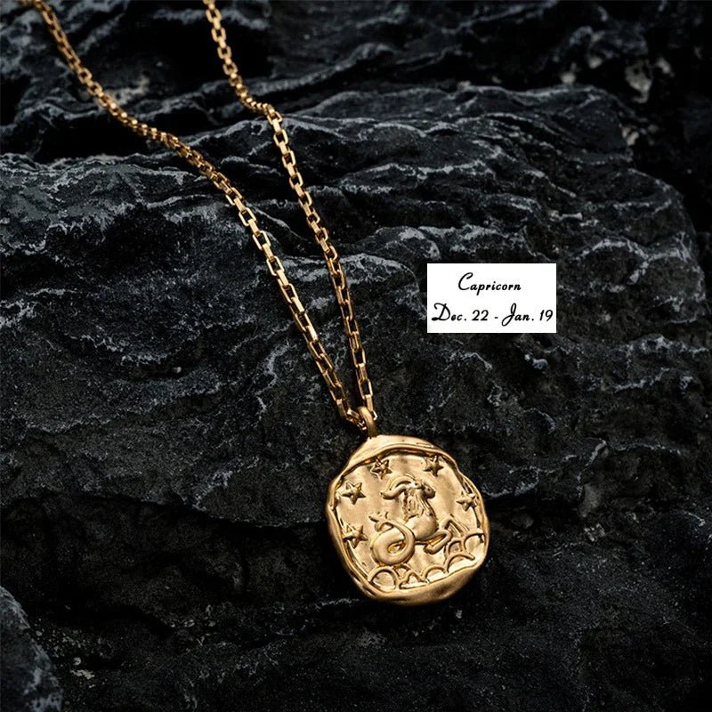 Artisan Zodiac Medallion Necklace - Dolbrook Jewelers