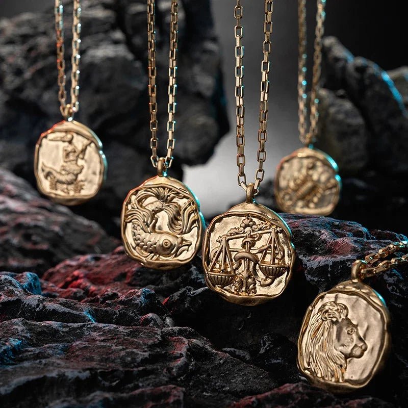 Artisan Zodiac Medallion Necklace - Dolbrook Jewelers