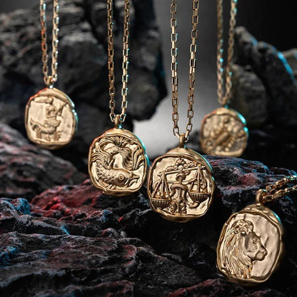 Artisan Zodiac Medallion Necklace - Dolbrook Jewelers