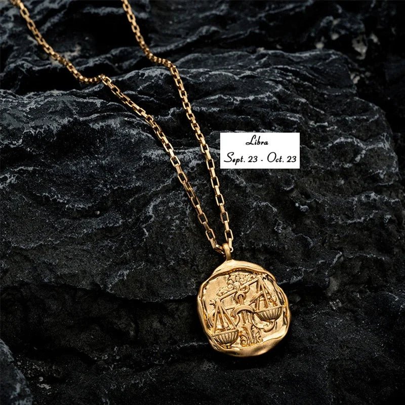 Artisan Zodiac Medallion Necklace - Dolbrook Jewelers