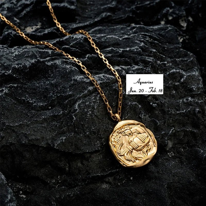 Artisan Zodiac Medallion Necklace - Dolbrook Jewelers