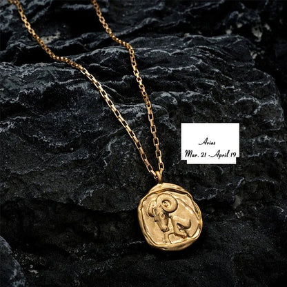Artisan Zodiac Medallion Necklace - Dolbrook Jewelers
