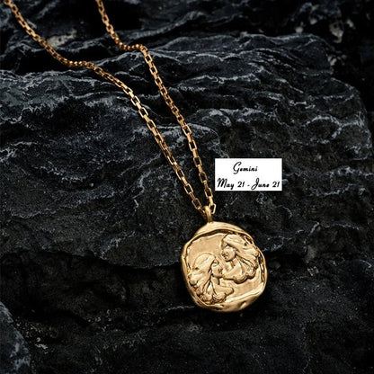 Artisan Zodiac Medallion Necklace - Dolbrook Jewelers