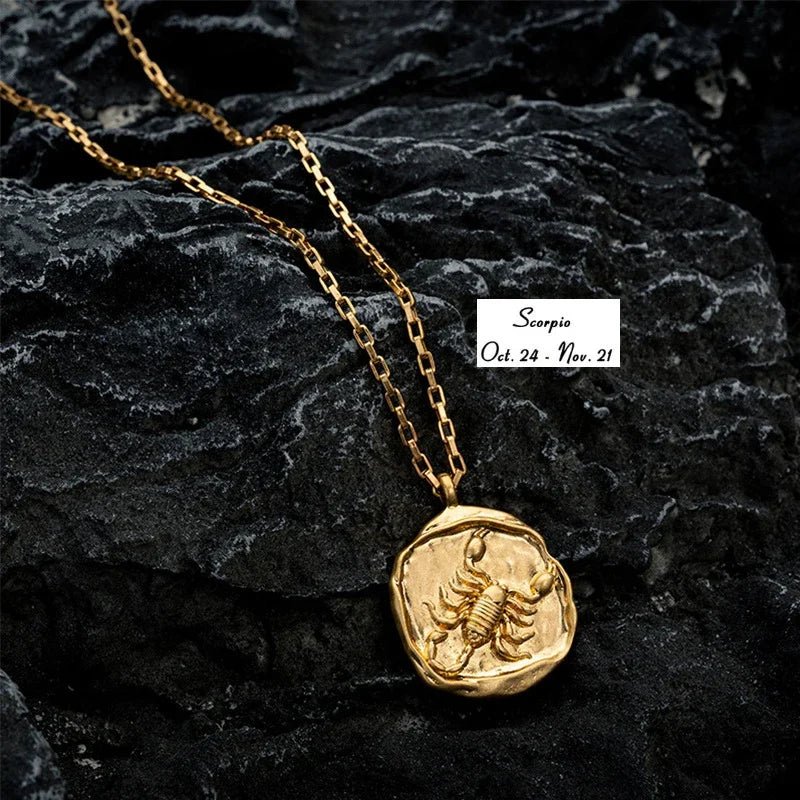 Artisan Zodiac Medallion Necklace - Dolbrook Jewelers
