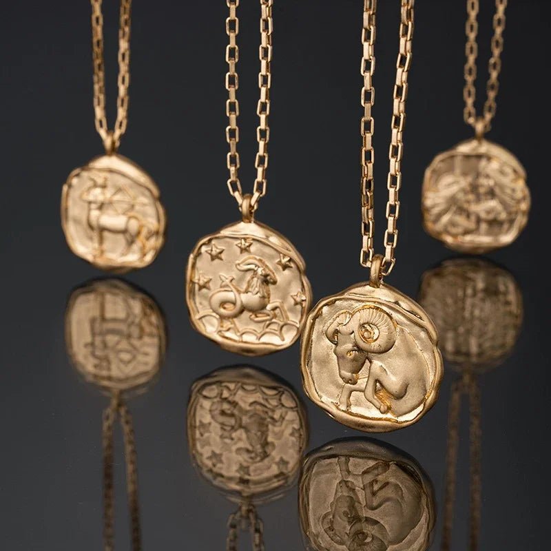 Artisan Zodiac Medallion Necklace - Dolbrook Jewelers