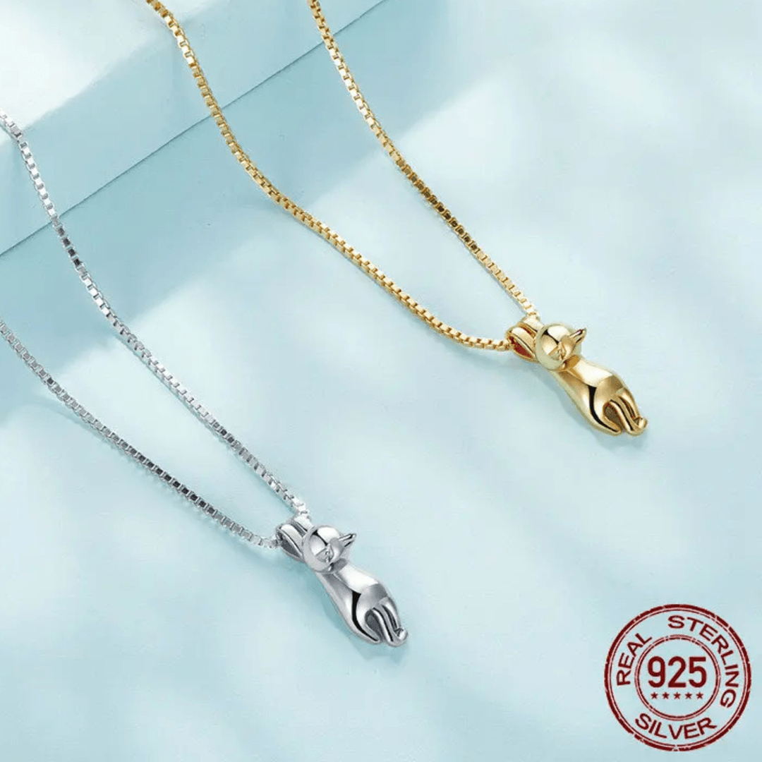 Bella Signature Cat Necklace | 925 Sterling Silver - Dolbrook Jewelers
