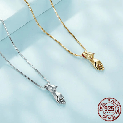 Bella Signature Cat Necklace | 925 Sterling Silver - Dolbrook Jewelers