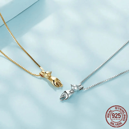 Bella Signature Cat Necklace | 925 Sterling Silver - Dolbrook Jewelers