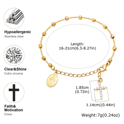 Blessed Mother's Protection Bracelet - Dolbrook Jewelers