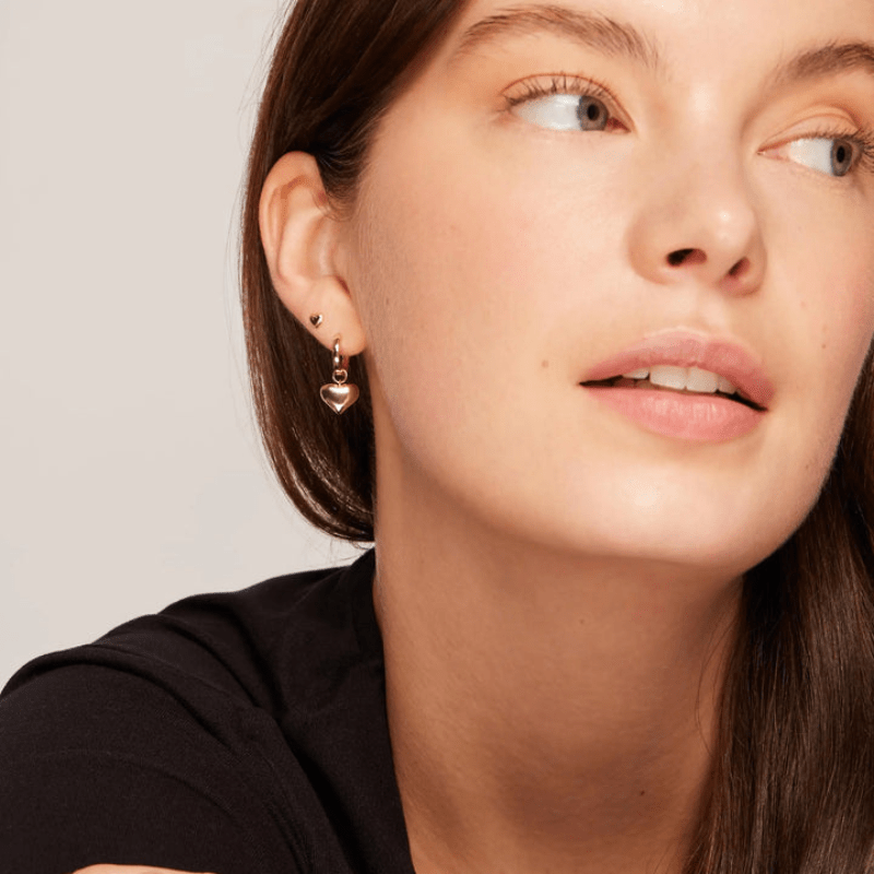 BoldHearts Huggie Earrings - Dolbrook Jewelers