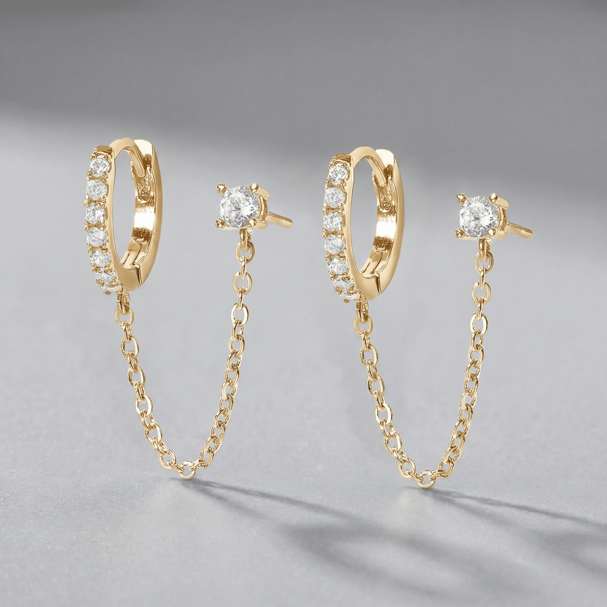 Bonded Beauty Chain Earrings – Dolbrook Jewelers