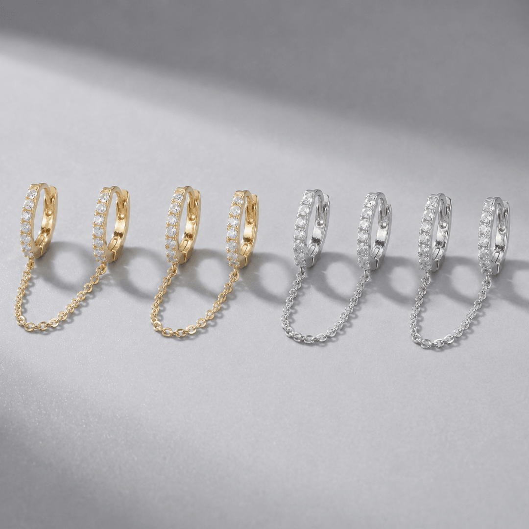 Bonded Beauty Double Huggie Earrings - Dolbrook Jewelers