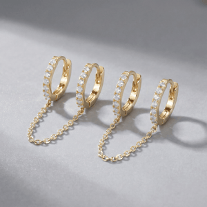Bonded Beauty Double Huggie Earrings - Dolbrook Jewelers