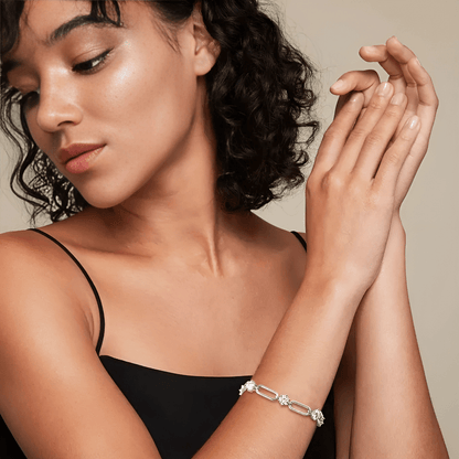 Brilliant Links Paperclip Bracelet - Dolbrook Jewelers