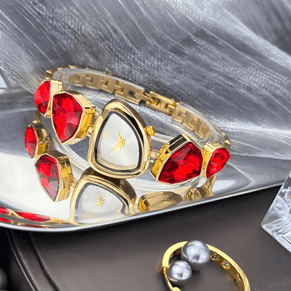 Brilliant Moments Oversized Crystal Watch - Dolbrook Jewelers