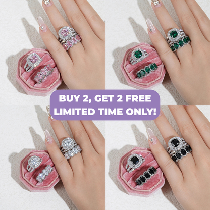 Legacy Heirloom Halo Ring Set