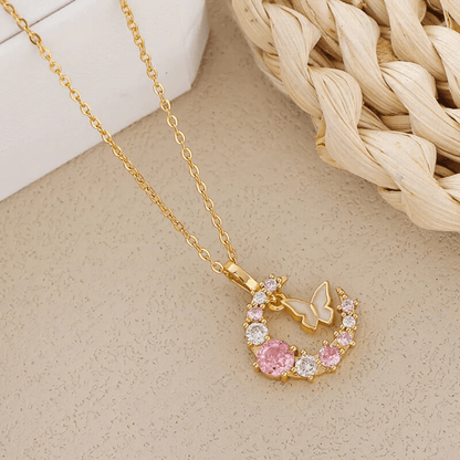 Captured Dreams Butterfly Pendant Necklace - Dolbrook Jewelers
