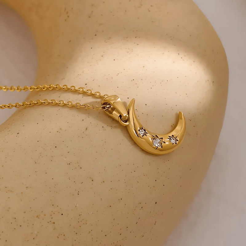 Celestial Dreams Crescent Moon Necklace - Dolbrook Jewelers
