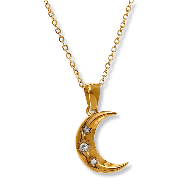 Celestial Dreams Crescent Moon Necklace - Dolbrook Jewelers