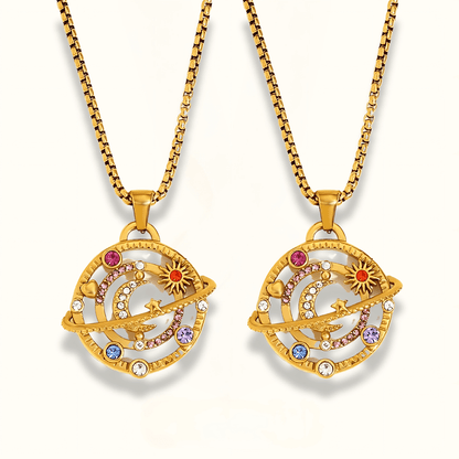 Celestial Layers Pendant Necklace - Dolbrook Jewelers