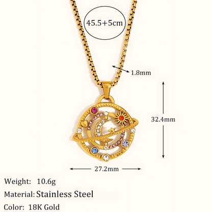 Celestial Layers Pendant Necklace - Dolbrook Jewelers