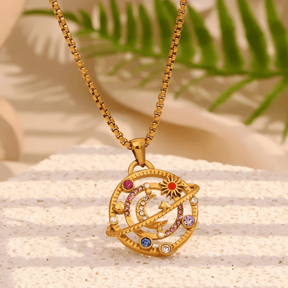 Celestial Layers Pendant Necklace - Dolbrook Jewelers