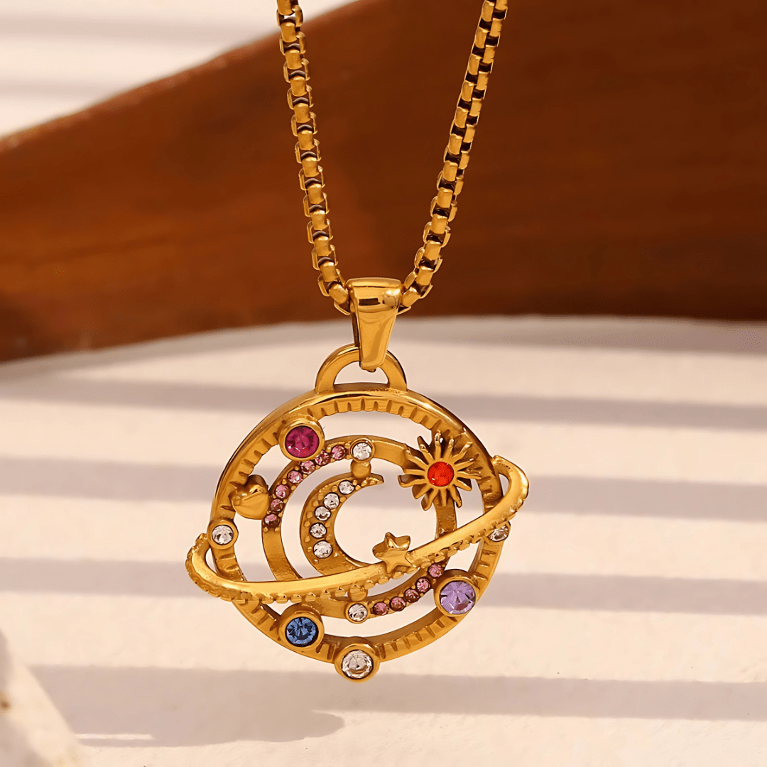 Celestial Layers Pendant Necklace - Dolbrook Jewelers