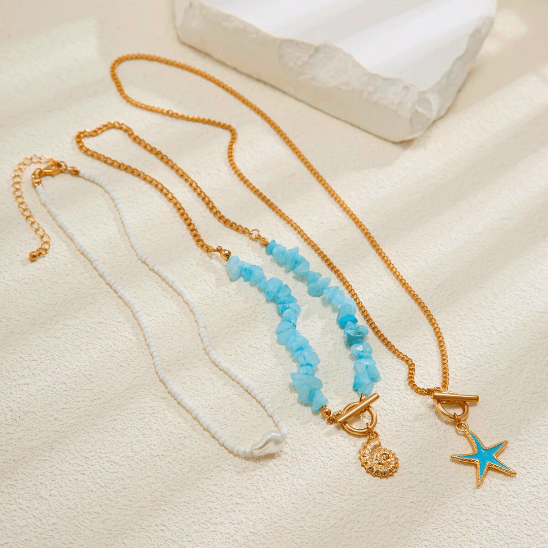 Coastal Breeze 3 - Piece Layering Collection - Dolbrook Jewelers