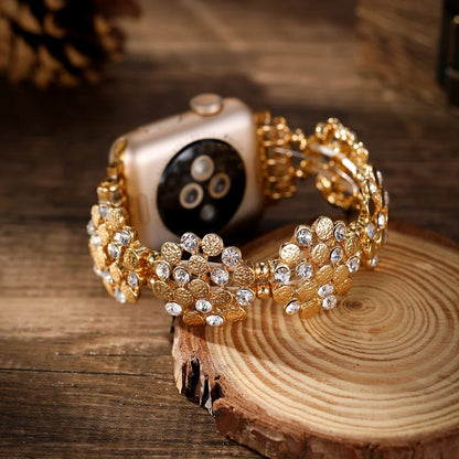 Crystal Cascade Apple Watch Band - Dolbrook Jewelers