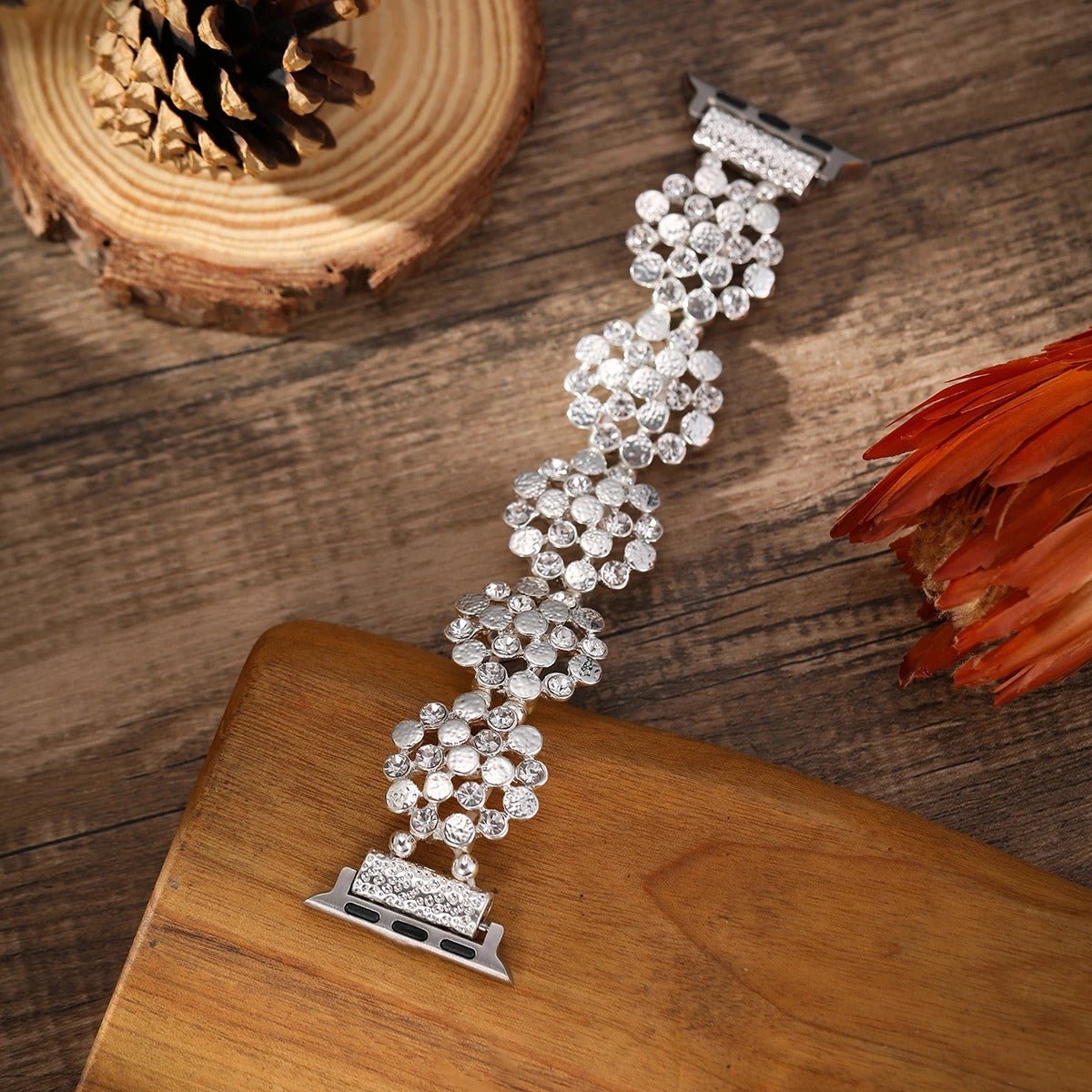 Crystal Cascade Apple Watch Band - Dolbrook Jewelers