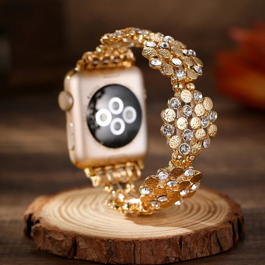 Crystal Cascade Apple Watch Band - Dolbrook Jewelers