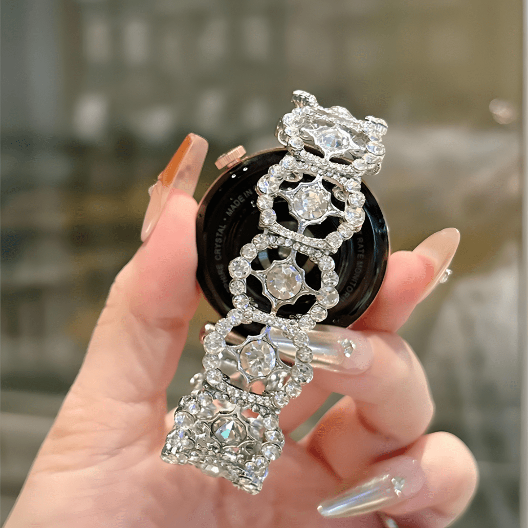 Crystal Rosette Galaxy Watch Band - Dolbrook Jewelers