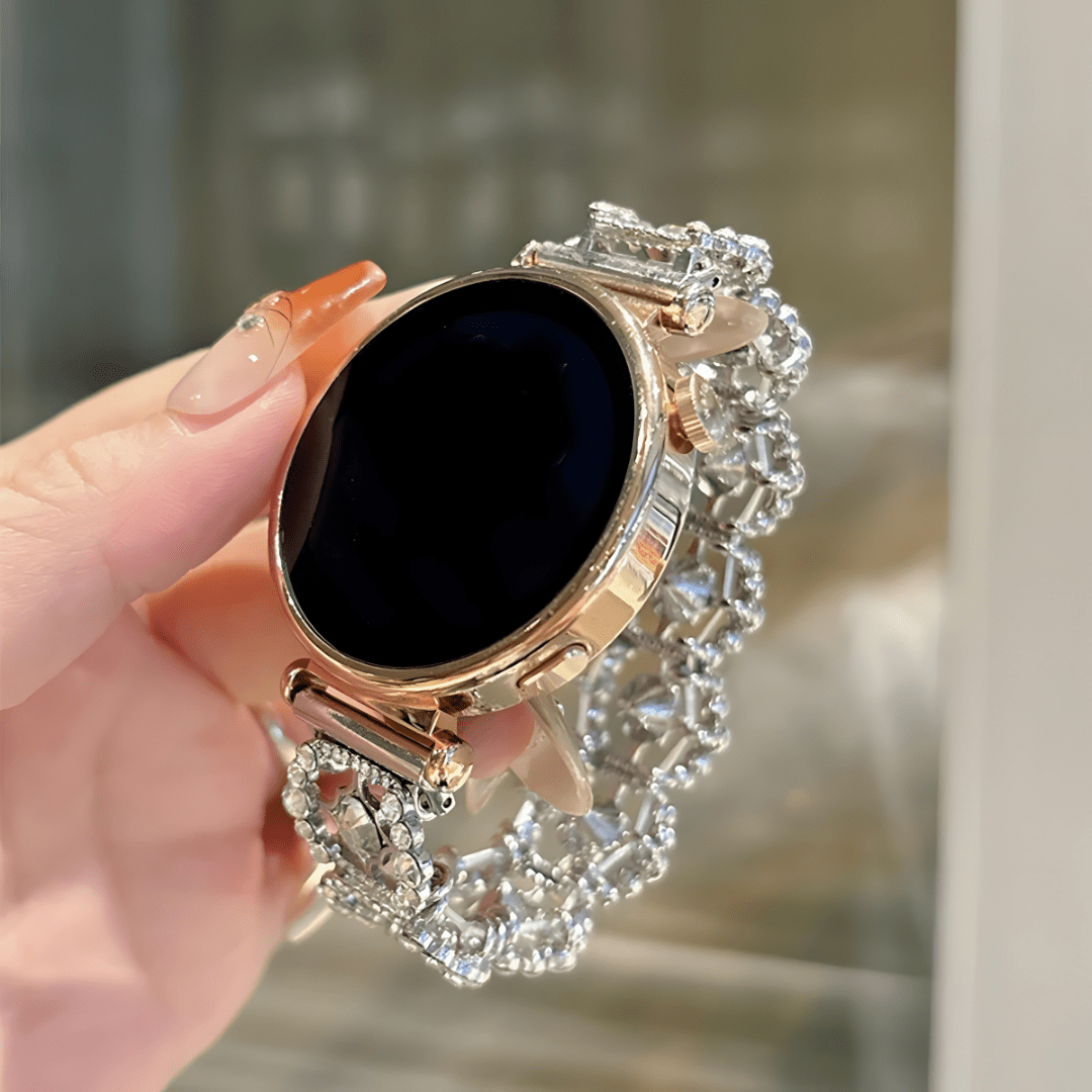 Crystal Rosette Galaxy Watch Band - Dolbrook Jewelers